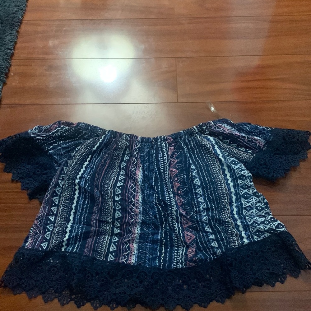 Toxik Off the Shoulder Crop Top